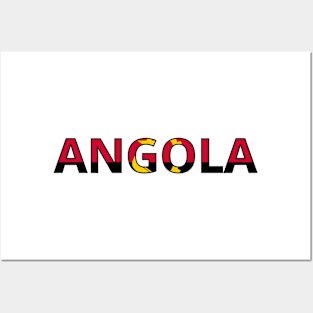 Drapeau Angola Posters and Art